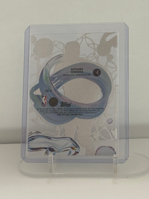 2025-26 Topps Signature Class Anthony Edwards Case Hit Fidelity #FD-4